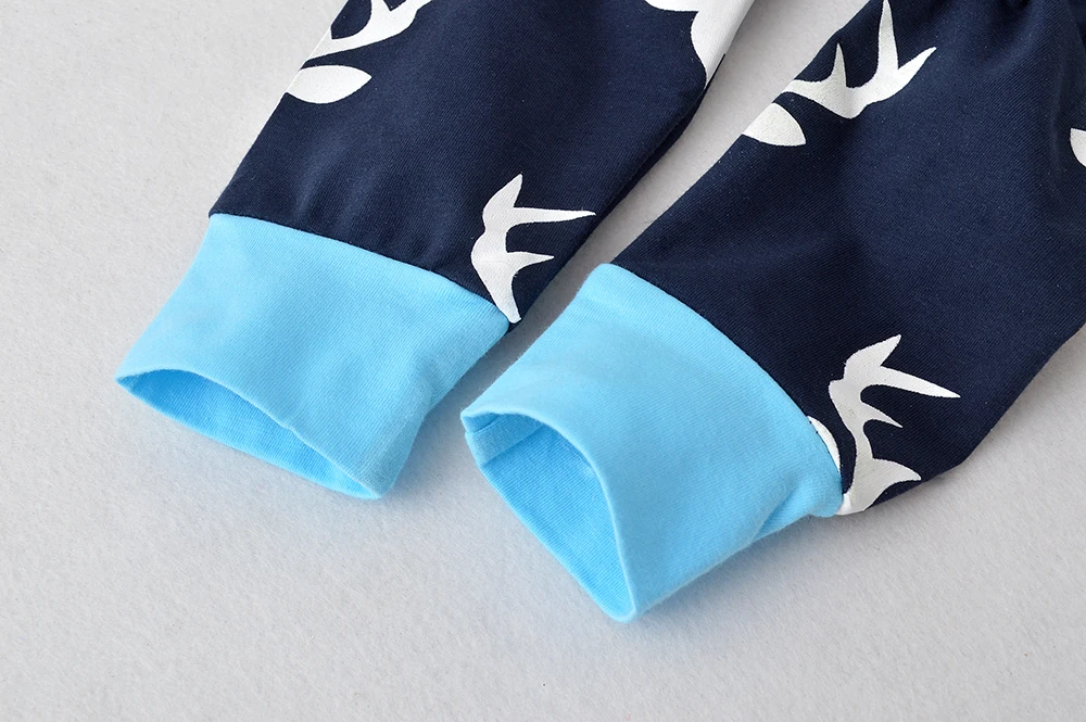 Новый комплект одежды из 3 предметов для новорожденных мальчиков топы с длинными