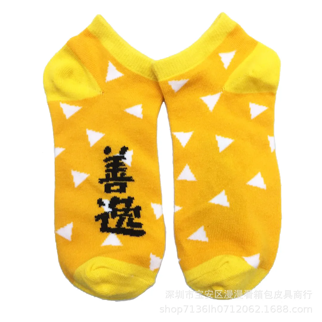 

Anime Cute Demon Slayer Kimetsu No Yaiba Cartoon Fashion Ankle Casual Kamado Tanjirou Nezuko Socks Cosplay Halloween Gift