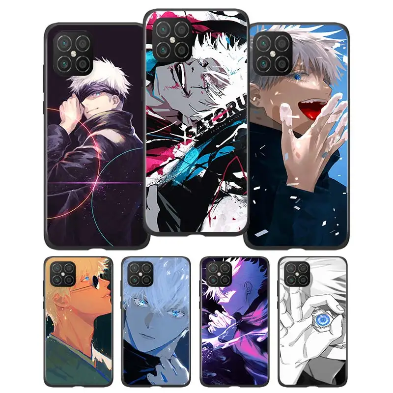 

Jujutsu Kaisen Satoru Gojo For Huawei Nova 2i 3E 3i 4E 5Z 5E 5T 7i 8 7 6 5 SE 5G 5i Pro 2 3 Lite 2017 Plus Black Phone Case