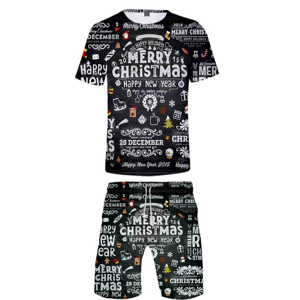 Костюм спортивный мужской из 2 предметов шорты повседневная одежда в стиле