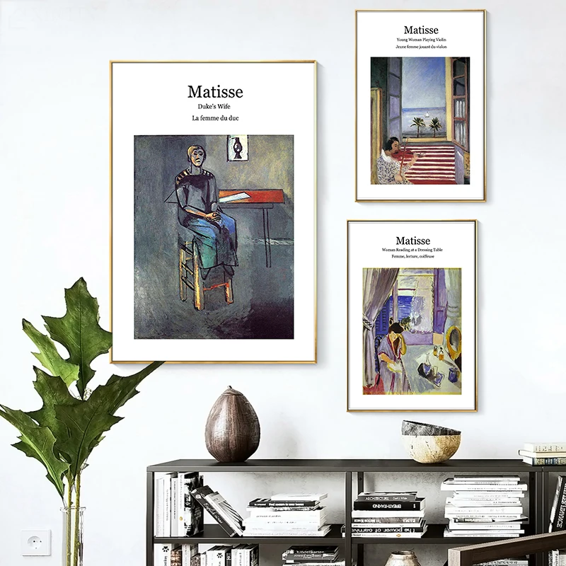 Абстрактные постеры на холсте с принтом Энрике матиссе лисы картины Винсента