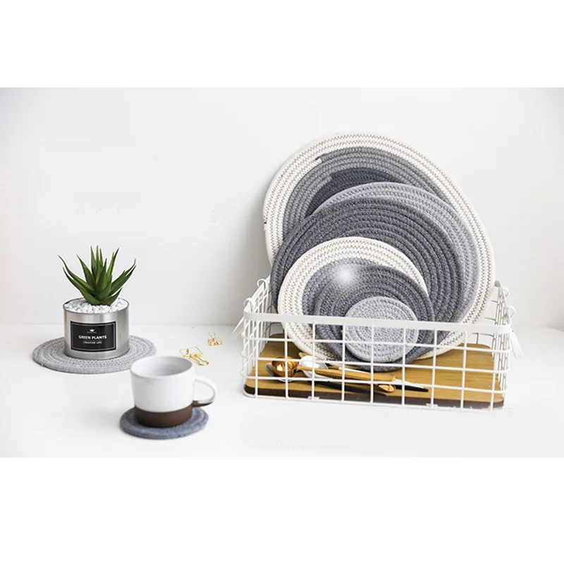 1 шт. тканые коврики из японского хлопка подстаканники утолщенные Изоляционные