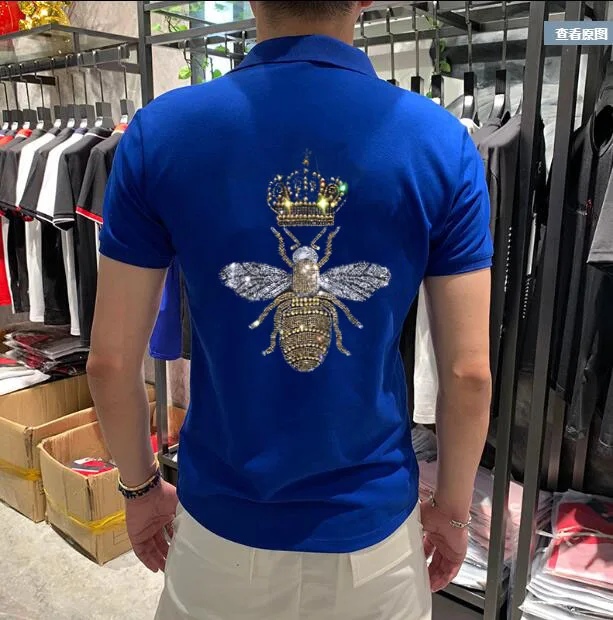 

Рубашка-поло мужская с коротким рукавом, хлопок, дышащая, однотонная, Повседневная деловая, летняя