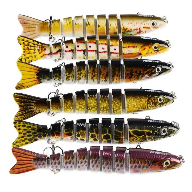 

12cm-19g Sinking Wobblers Fishing Lures Jointed Crankbait Swimbait 8 Segment Hard Artificial Bait For Fishing Tackle Lure
