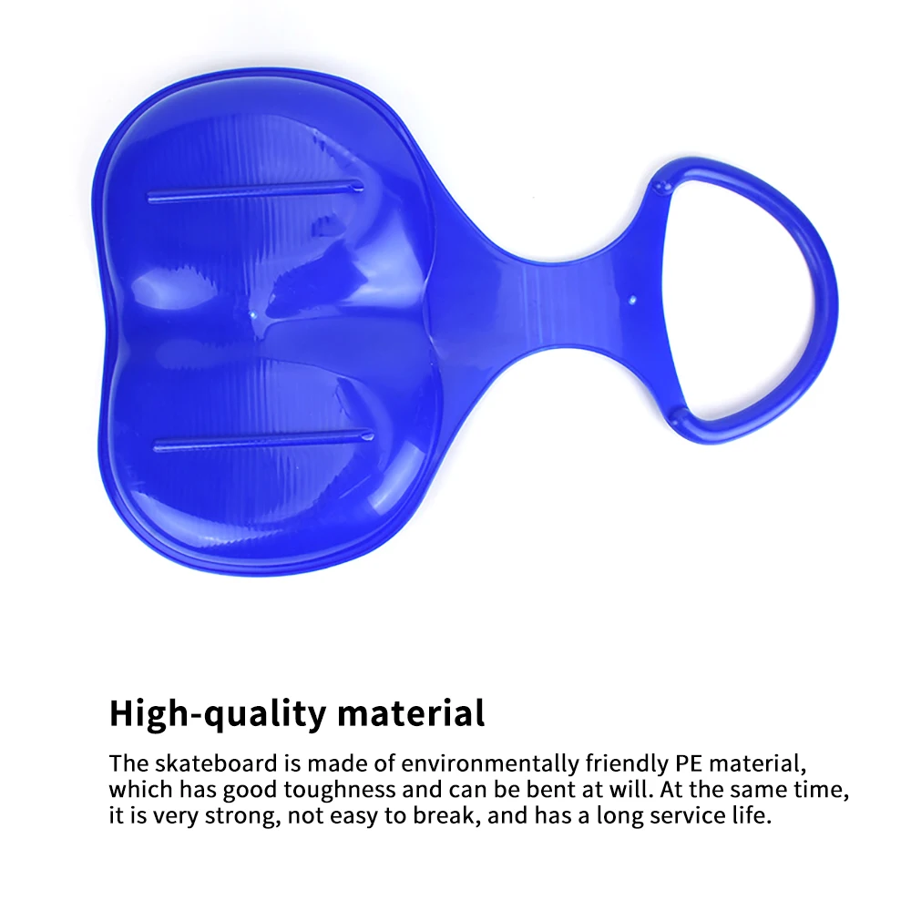

Lightning Snow Sled for Kids & Adults Plastic Toboggan Sand Slider Children Thickened Grass Board