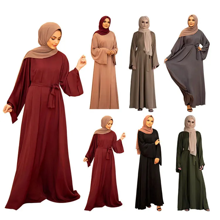 Рамадан, абайя, Дубай, Женский кафтан, Марокканский, большой свободный хиджаб, длинный халат, мусульманское вечернее платье, модная одежда, п...