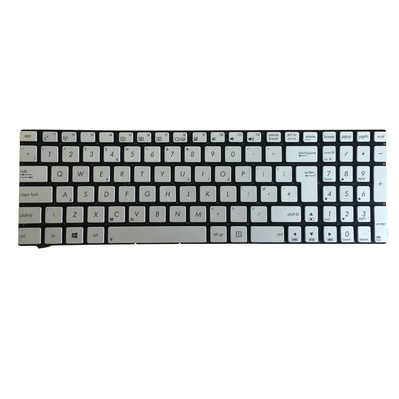 Английская клавиатура для ноутбука ASUS N56 N56V N76 N76V N76VB N76VJ N76VM N76VZ U500VZ N56VV N56VZ U500 U500V