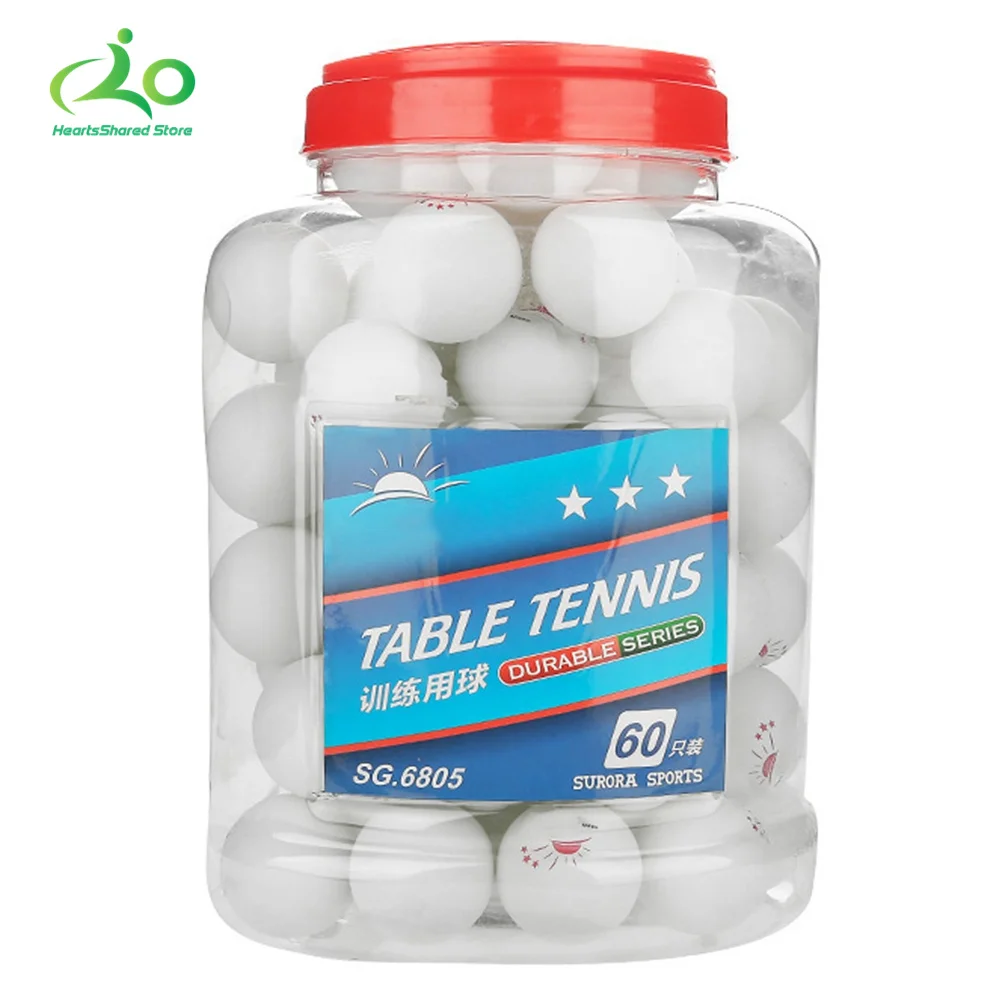 

Мячи для настольного тенниса и пинг-понга, 3 звезды, 60 шт.