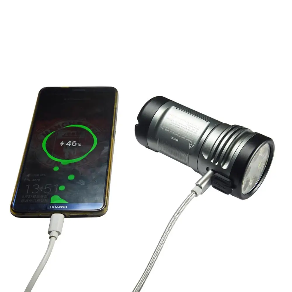 Манкер MK36 12000 люмен 6x CREE XHP50.2 3V светодиодный вспышка светильник Карманный Мощный Кемпинг фонарь светильник