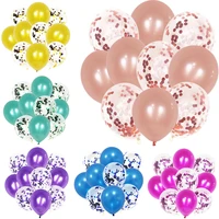 10pcs 12inch confetti latex balloons glitter balloons for girl wedding birthday anniversary baby shower party decoration