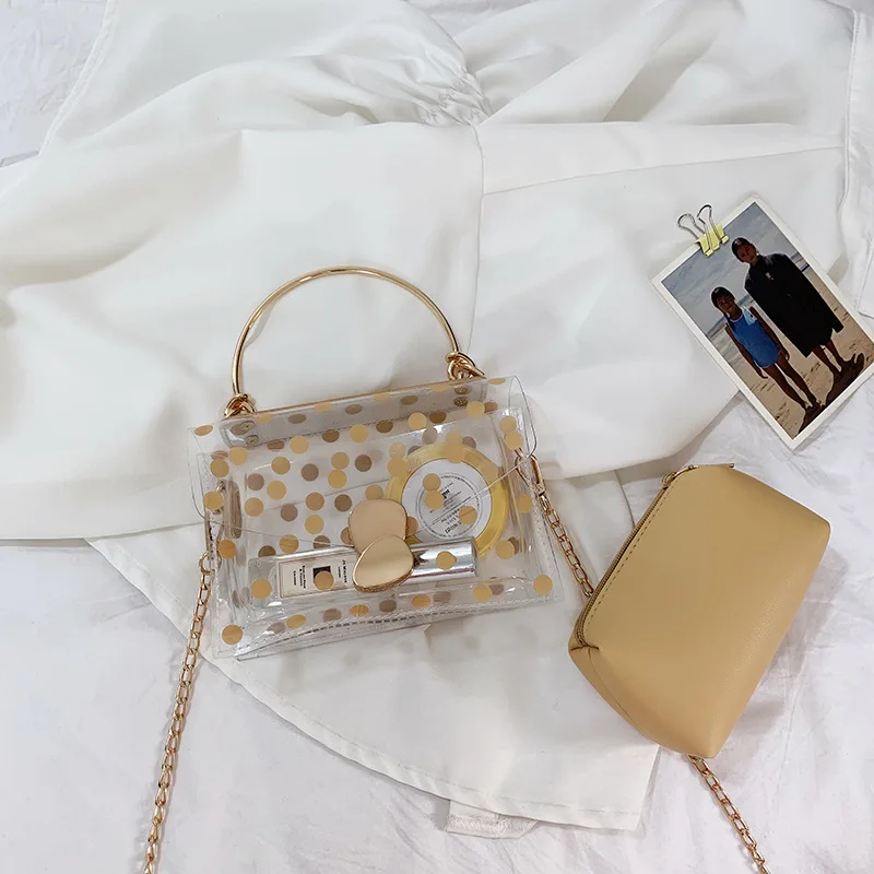 2019 Брендовые женские сумки-клатчи прозрачная сумка из прозрачного желеобразного