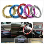 Для Peugeot 206 307 308 407 208 207 4008 3008 2008 508 автомобильный Стайлинг Аксессуары для интерьера декоративная полоса