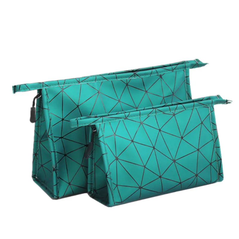 

Waterproof PU leather Cosmetic Bag Women Toiletry Make up Organizer 2020 New Travel Wash Bags Shower Makeup Case Storage Pouch