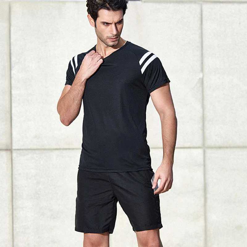 4 шт. мужской спортивный костюм дышащая эластичная одежда для тренировок бега