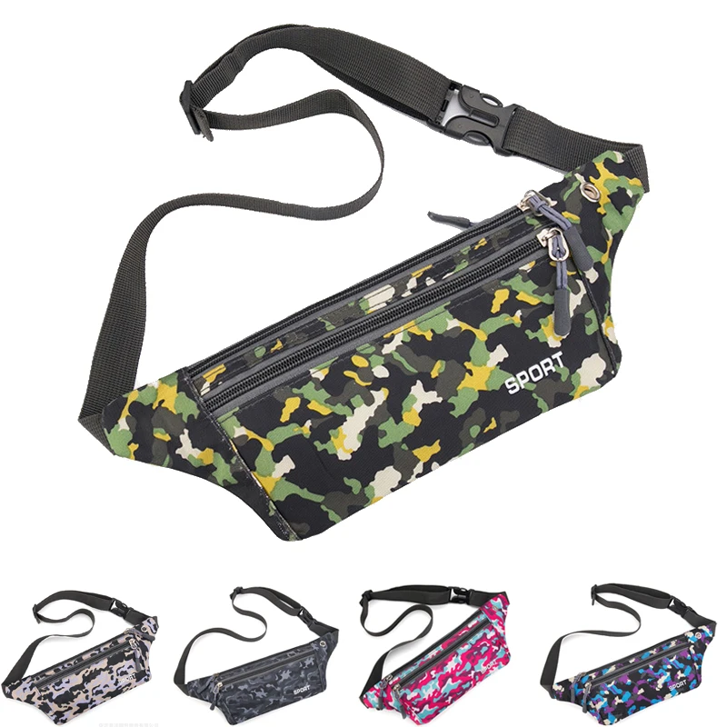 Сумка на пояс для бега и занятий спортом открытом воздухе дышащая маленькая