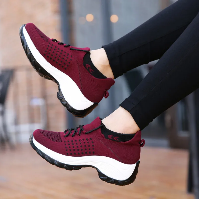 

Женские повседневные кроссовки, женские теннисные кроссовки, женские спортивные кроссовки, дышащая женская обувь без шнуровки, женская обу...