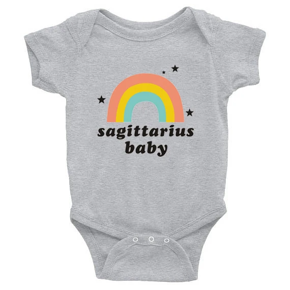 Одежда для маленьких девочек с принтом в виде букв и радуги новорожденных