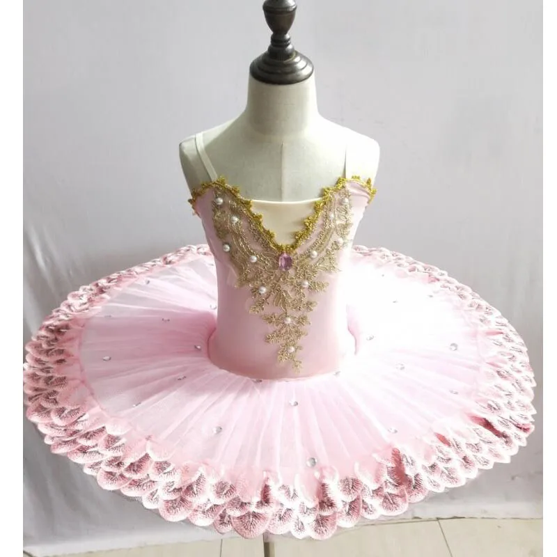 

Kids professional ballet tutu dress girl dance costumes child Performance ballerinas tutu Clothes kids Carnival Jazz dance dress