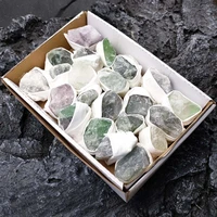 natural raw ore stone fluorite diffuser aromatherapy ornament collection decoration irregular crystal stoneteaching specimens