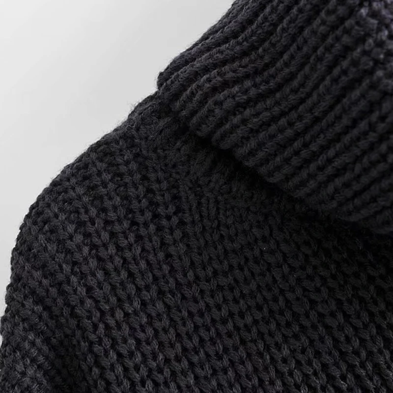 

2020 New Autumn winter women sweaters solid printed warm long sleeve high neck loose Vintage Sweater top Lady sweater