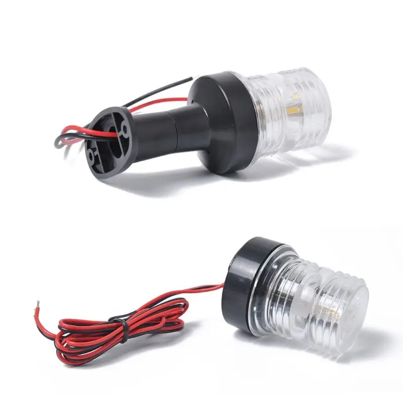 12V светодиодный навигационные огни для яхты морской Stern-якорь свет 360 градусов со