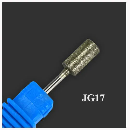 JG17 Корундовое сверло для ногтей, алмазная фреза, сверло для электрической машины, пилочки для маникюра, гель для удаления, аксессуары для ногтей, инструмент JG01-17-1 - Цвет: JG17