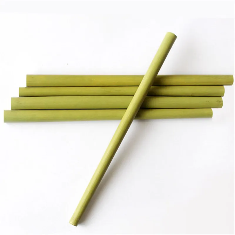 12 шт./компл. бамбуковая солома многоразовые Экологически чистые соломинки 20 см