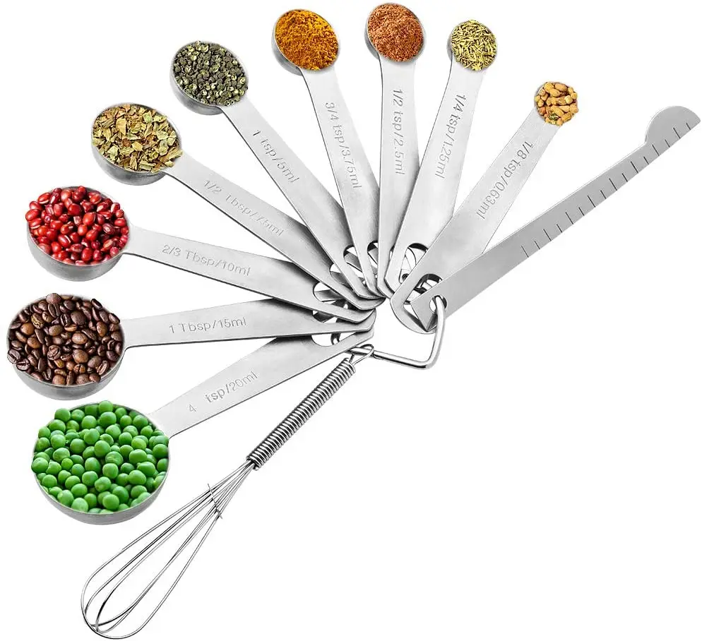 

Measuring Spoons Set Stainless Steel Measuring Tools With Scale For Kitchen Cooking & Home Baking Supplies