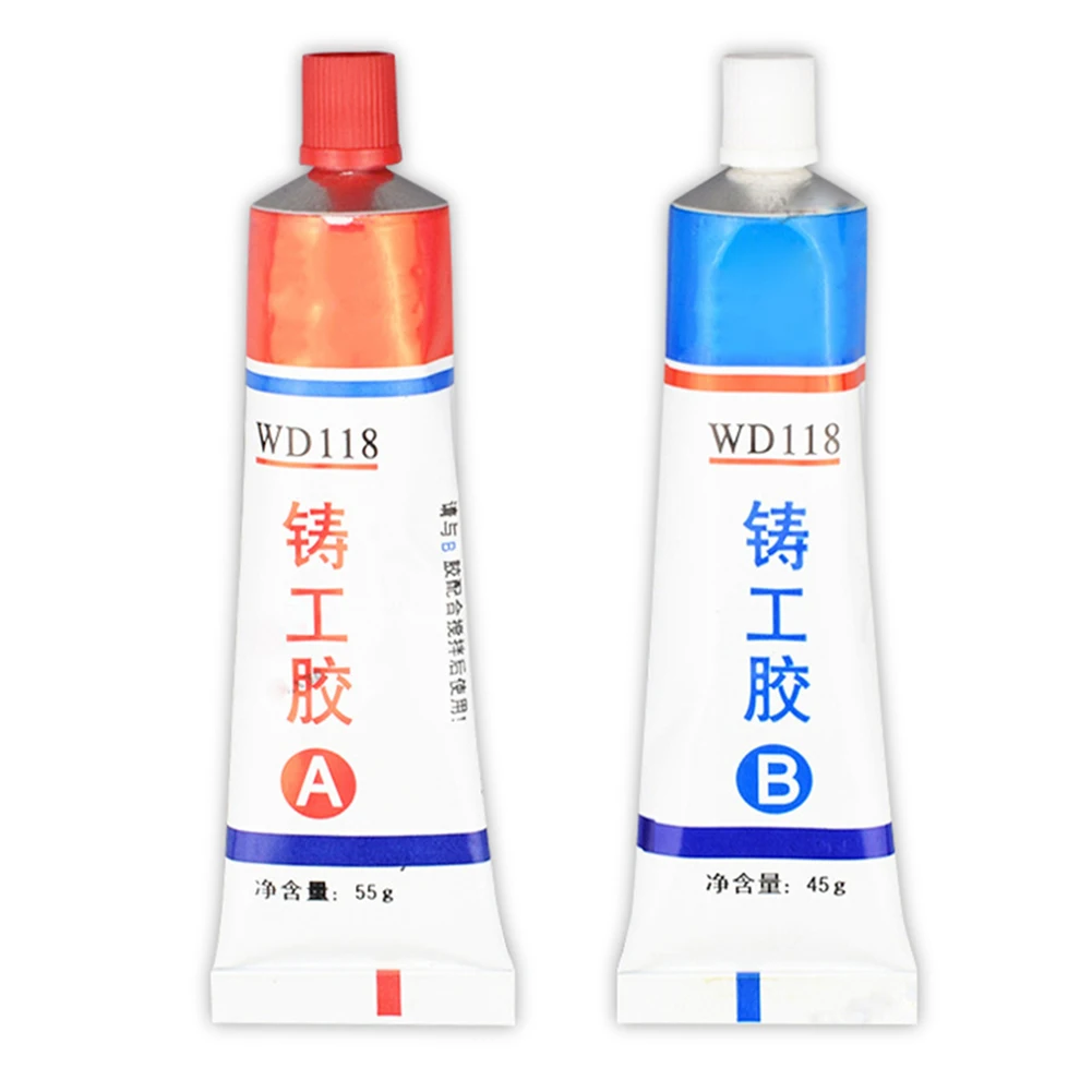 Клейкая промышленная термостойкая холодная сварочная металлическая ремонтная