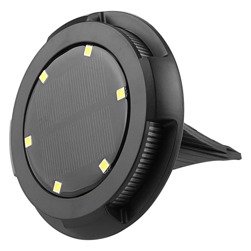 4Pcs Solar 10 LED Ground Lights Outdoor Waterproof Solar Disk Lights Solar Gar Path Way Garden Lamp Backyard Led Night Light