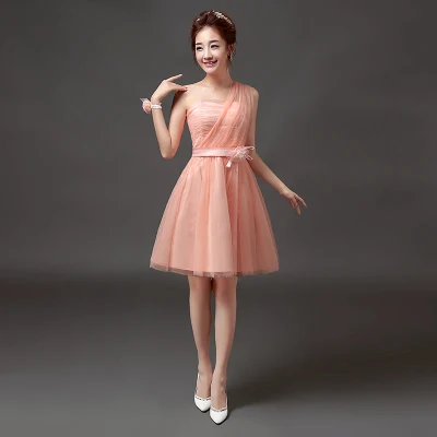 Милые летние синие платья подружки невесты вечерние для сестер выпускные 11