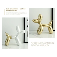 nordic creative resin balloon dog ornaments home decoration beautiful and durable small balloon dog accessories hot new