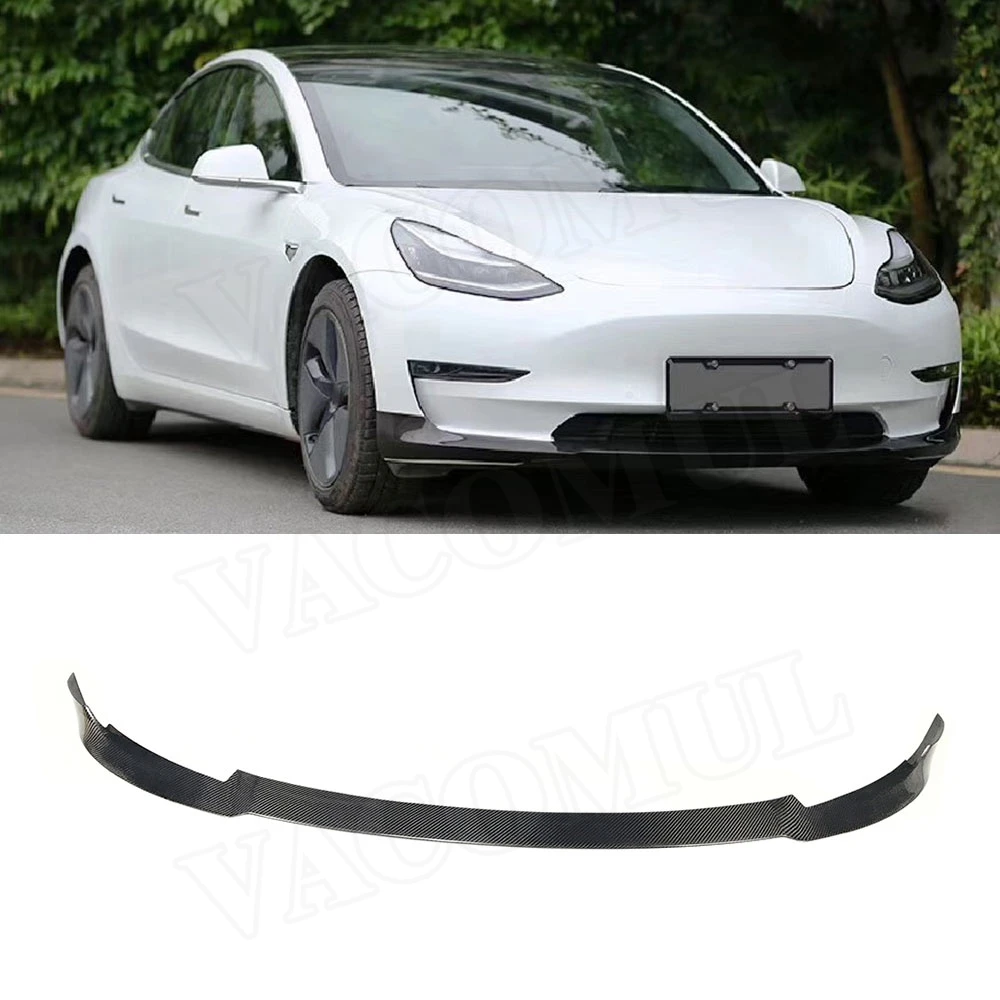 Сухой карбоновый бампер для переднего бампера автомобиля разветвители спойлера