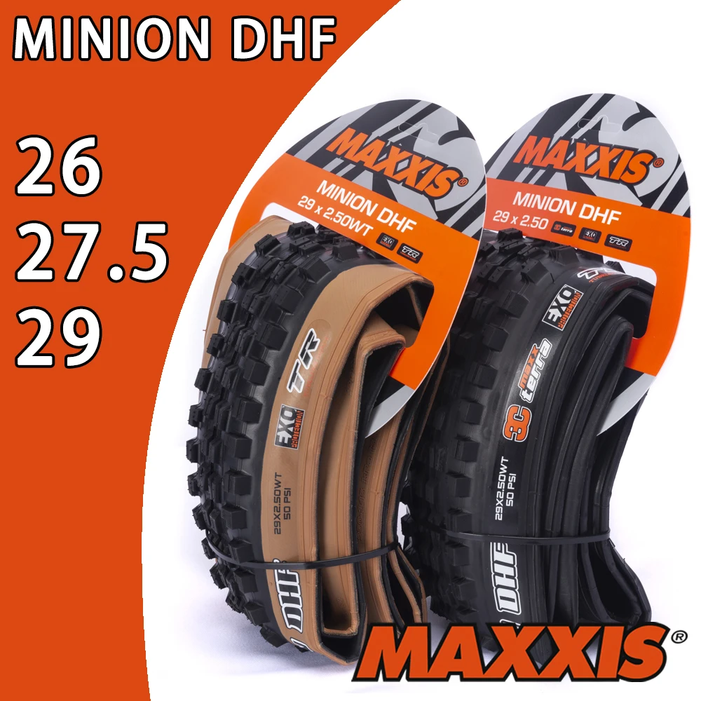 MAXXIS MINION DHF(M301RU) бескамерная Складная велосипедная шина для горного велосипеда 26x2 3