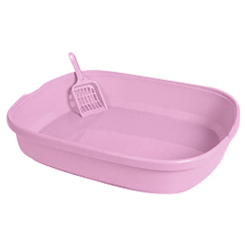 

Pet Toilet Cat Litter Pan Bedpan Plastic Anti Splash Washable Kitten Potty Pan Pet Litter Holder With Scooper Sand Box Supplies