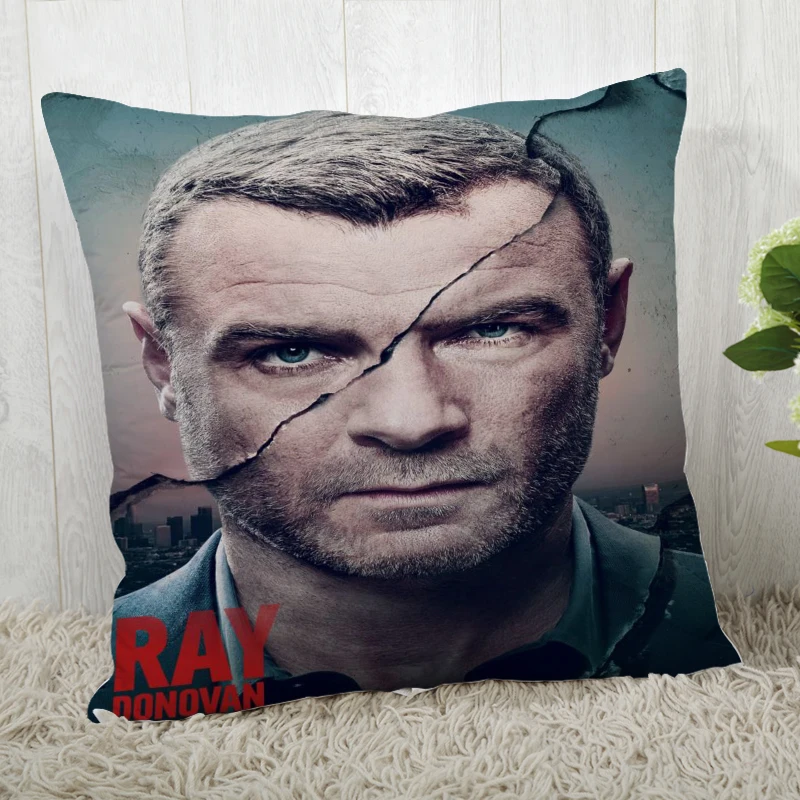

High Quality Custom Decorative Pillowcase Ray Donovan Square Zippered Pillow Cover Print Your image 20*20cm,35*35cm,40*40cm