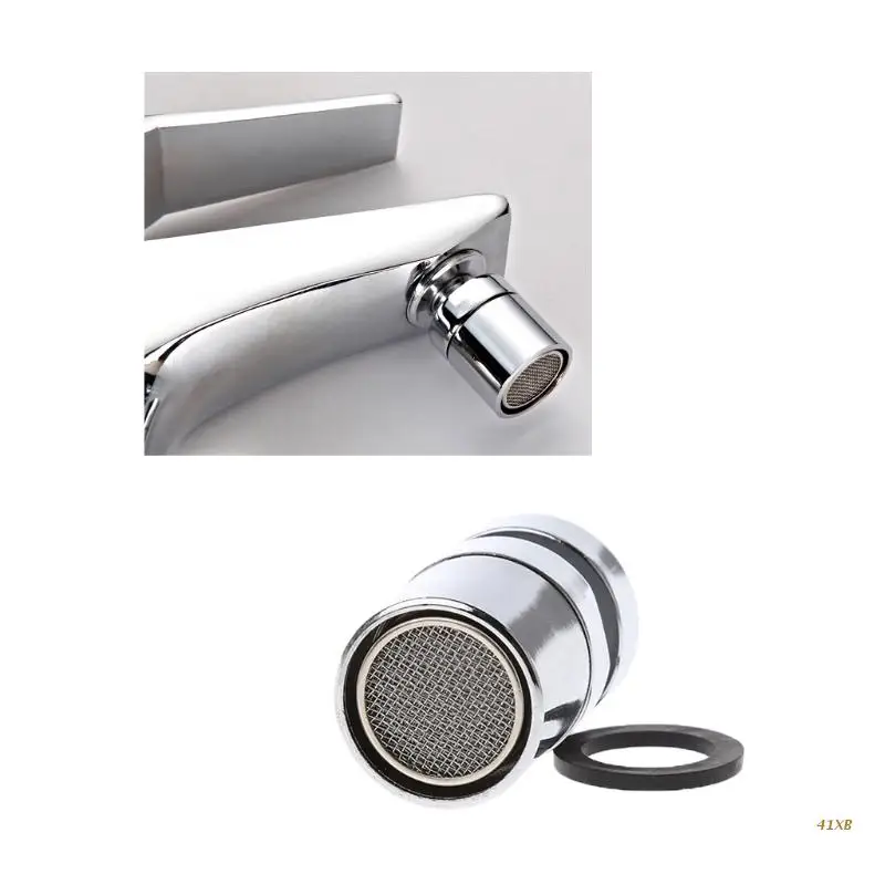 41XB Chromed 22mm Swivel Water Saving Tap Aerator Faucet Nozzle Spout Filter Adapter | Строительство и ремонт