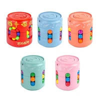 rotating magic beans cube fingertip fidget toys kids adults stress relief spin bead puzzles children education intelligence game