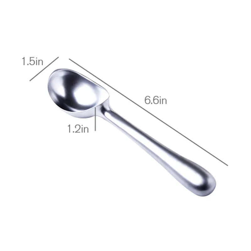 

Zinc Alloy Spoon Kitchen Ice Cream Mashed Potatoes Watermelon Jelly Yogurt Cookies Spring Handle Scoop Kitchen Accessories