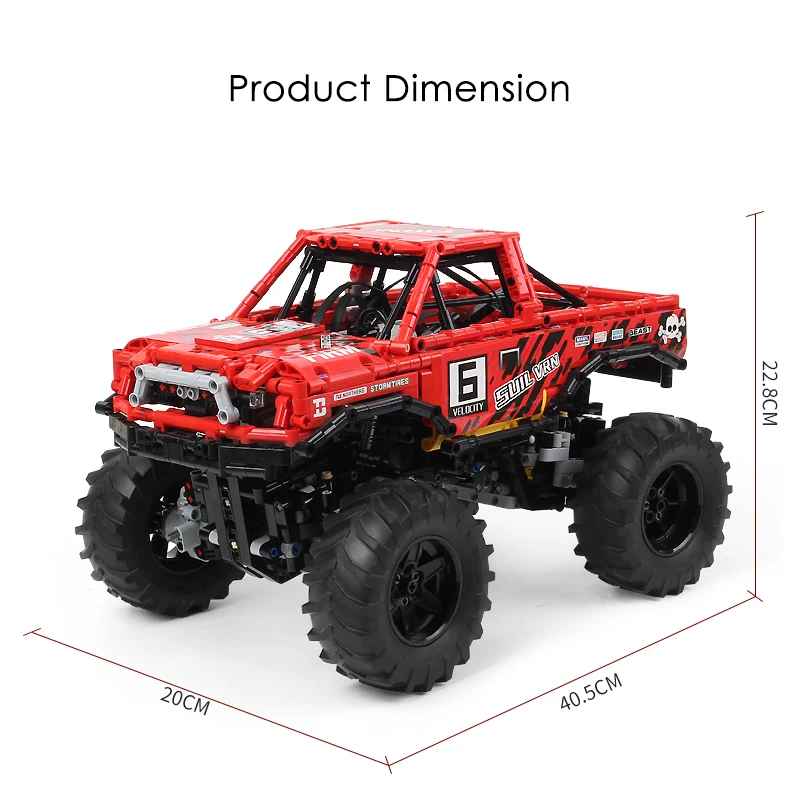 

Technic Magic Claw Off-Road Vehicle Truck SUV Sets Building Blocks Car Bricks DIY Toys Gifts for Children Kids XQ1211 XQ1212