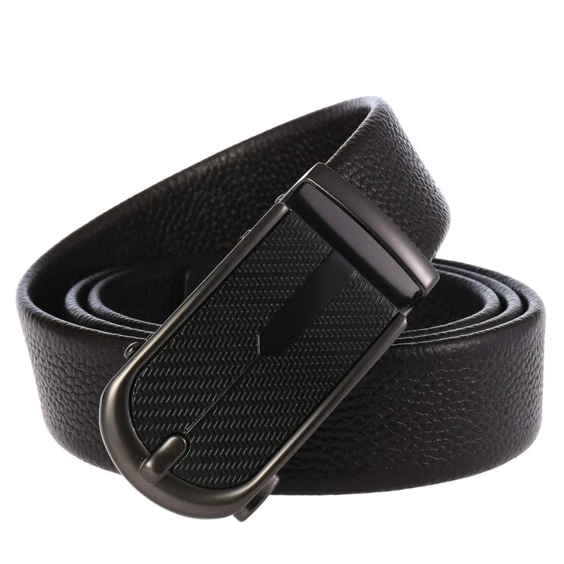 

First layer cowhide automatic buckle belt, men's automatic cowhide belt mens belts luxury men accessories