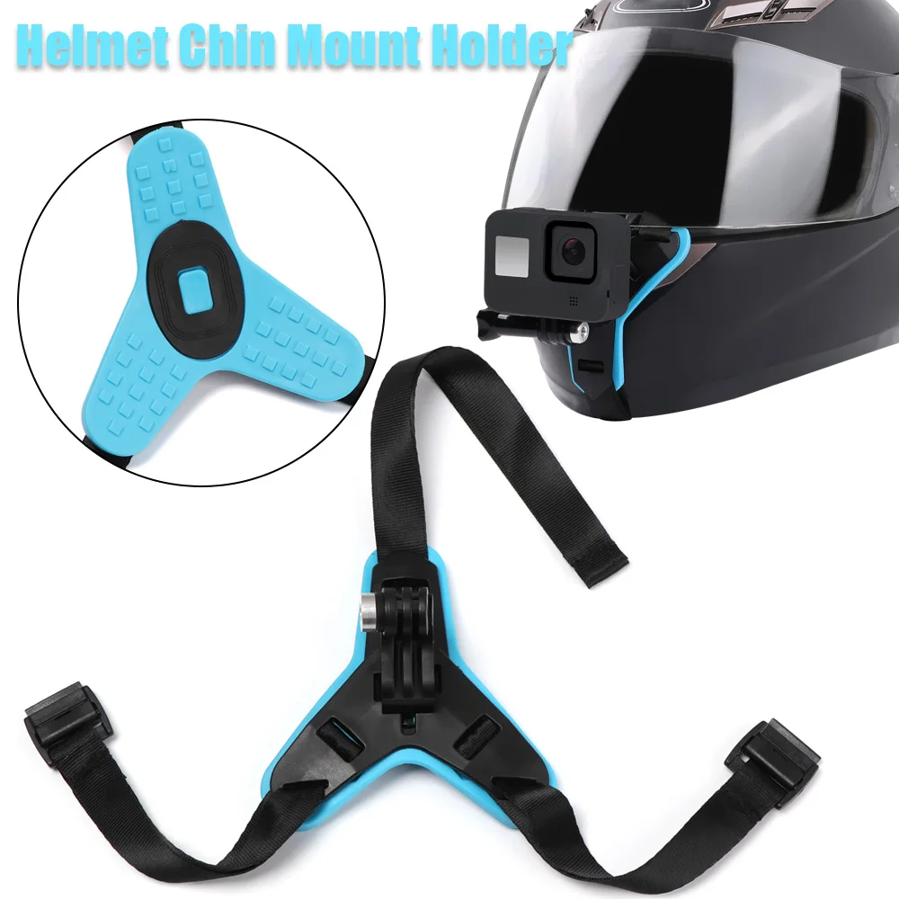Подбородок на шлем для GoPro Hero 7 6 5 держатель мотоциклетного шлема аксессуары