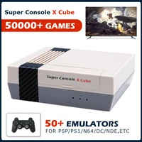 retro video game console super console x cube for ps1psp n64 game players with 50000 gameswireless controlleconsole emulator