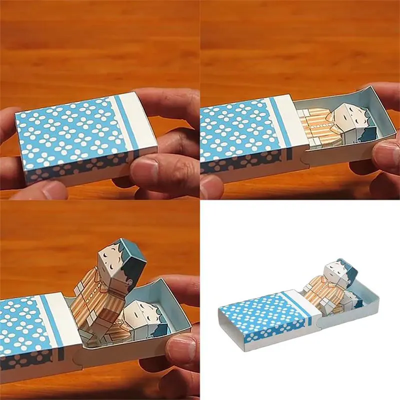 DIY бумажное украшение для альбома бумага харуки Накамура бумажные игрушки животное оригами Киригами складной открыть очаровательные игрушки D5
