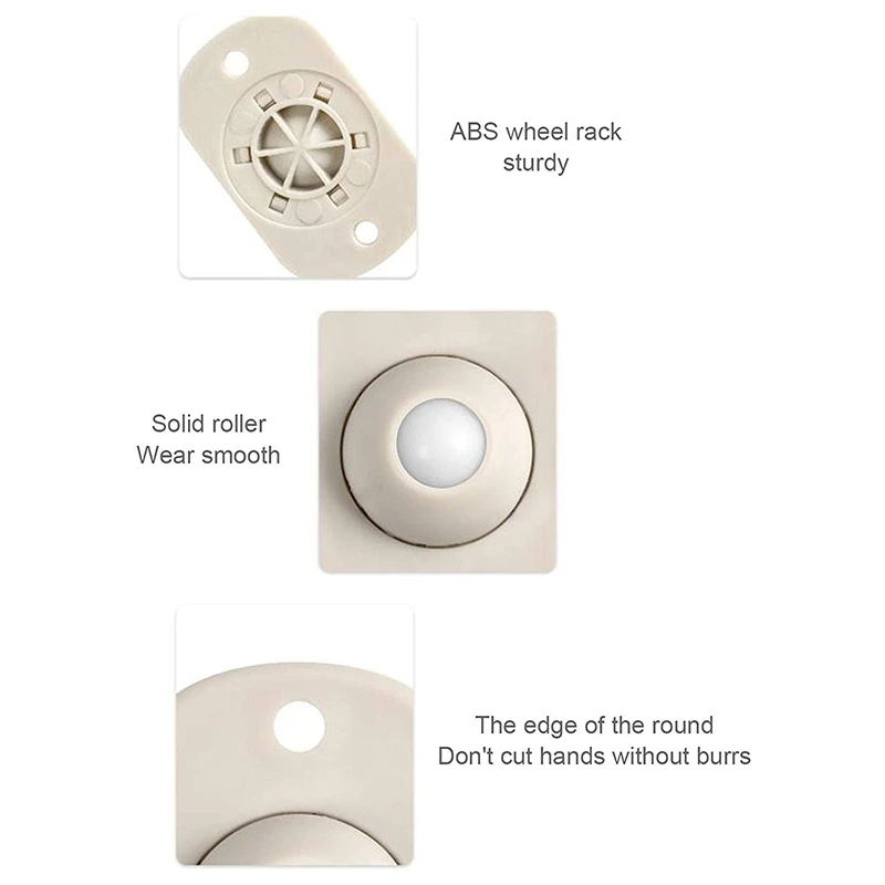 Вращающиеся на 360 ° колеса мини Поворотные Ролики Колеса универсальные для