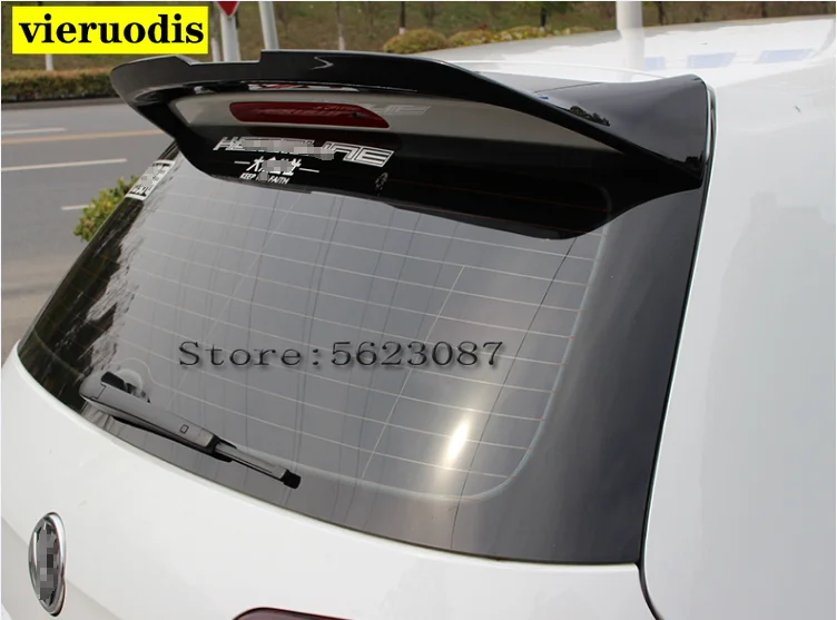 

MK7 Rear Roof Spoiler for Volkswagen VW Golf 7 MK75 VII GTI R Rline Spoiler 2014-2019 High Quality ABS Piano Black boot Wings