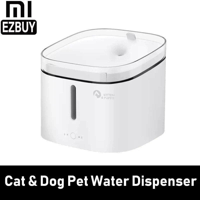 Новый Xiaomi котенок щенок домашнее животное диспенсер для воды фонтан