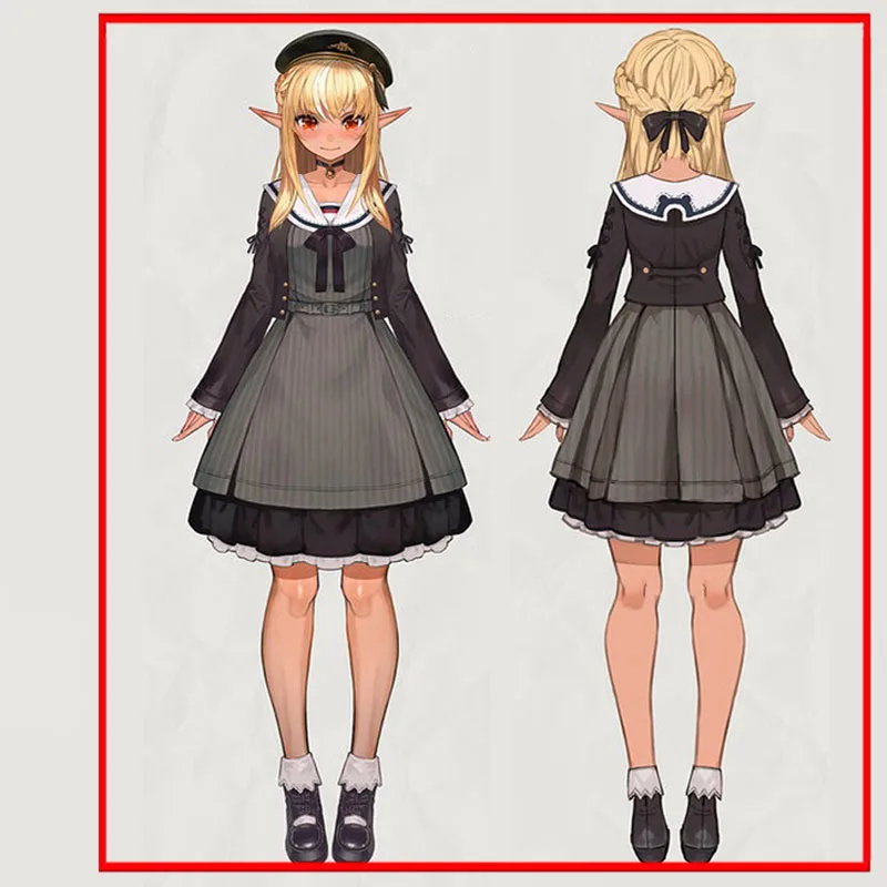 Ширэнуи Флэр костюм косплея женщин Хэллоуин карнавал форма ХолоЛайв ВТубер ГЕЙМЕРС Ютуберов, индивидуальный пошив.