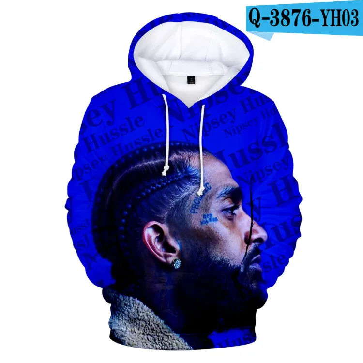 Хип-хоп Nipsey Hussle толстовки для мужчин/wo мужские 3D повседневные толстовки Горячая Распродажа Толстовка Harajuku осенняя одежда для мужчин/wo мужская верхняя одежда - Цвет: F