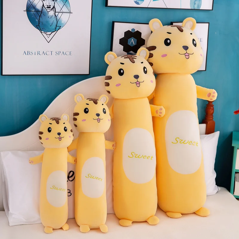 New 55-110cm Plush Animals Pillow Stuffed Elephant Donkey Tiger Koalas Deer Toys Soft Girl Dolls Big Cushion Kids Birthday Gift | Игрушки и